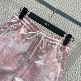 CD 25 Short Sleeve Clothing Set Pink Polyester