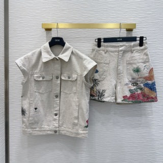 CD 2025 Set Beige with Colorful Cotton