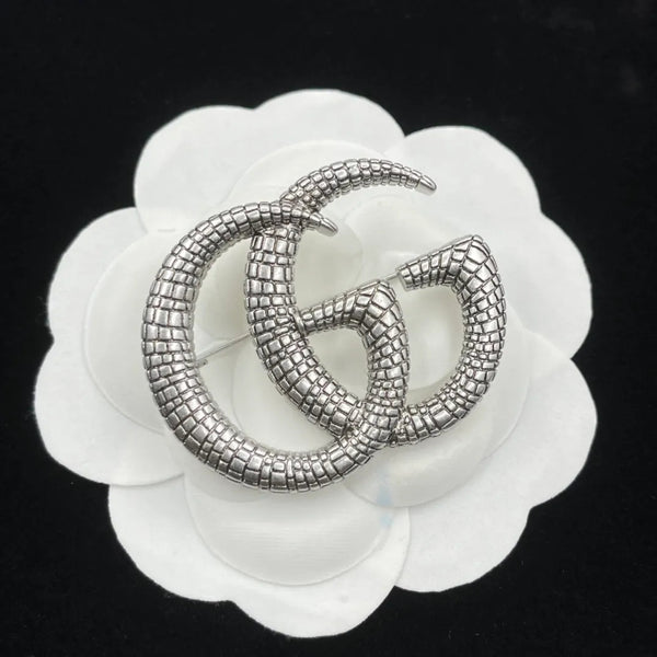 Gucci Brooch Silver 187261