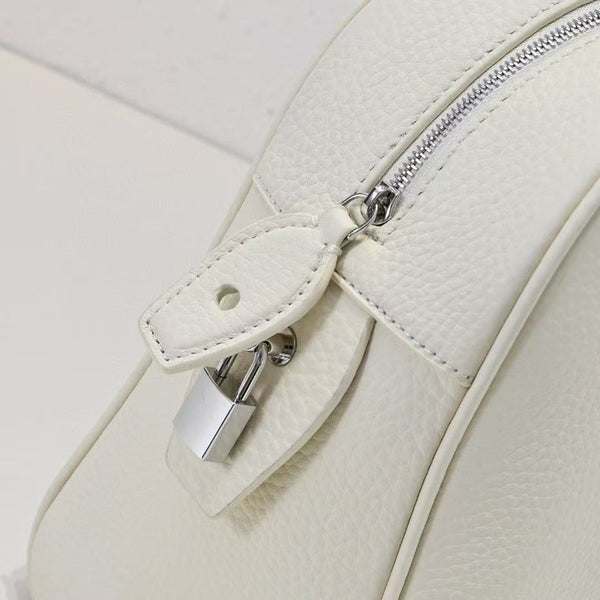 Borsa The Row India 32cm in pelle di vitello bianco sporco
