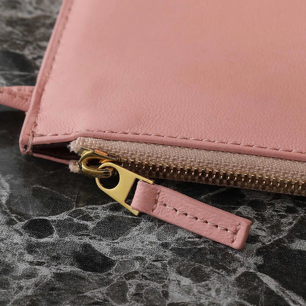 BV Pinacoteca Bag 43cm Pink Intrecciato Calfskin & Suede