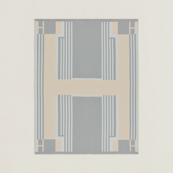 HM Ithaque Blanket Grey Wool Cashmere