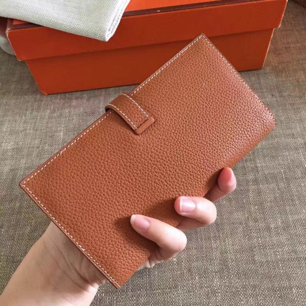 HM Brown Clemence Bearn 17,5 Gusset Wallet