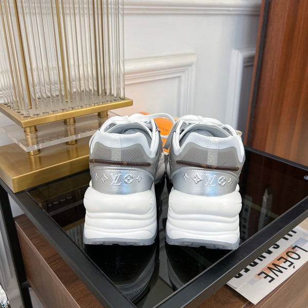 SNEAKER LV RUN 55 GRIGIO SCURO