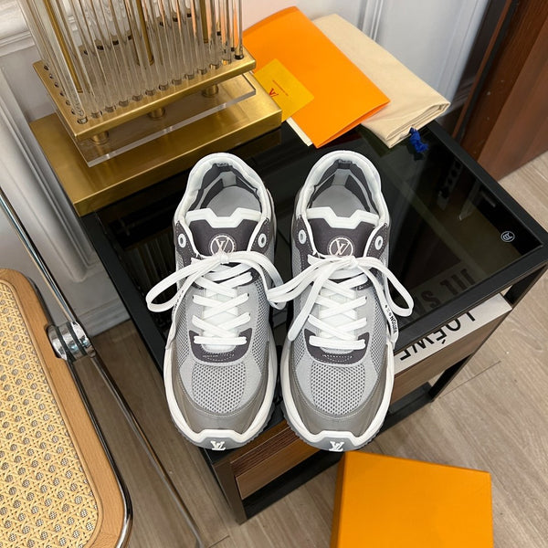 SNEAKER LV RUN 55 GRIGIO SCURO