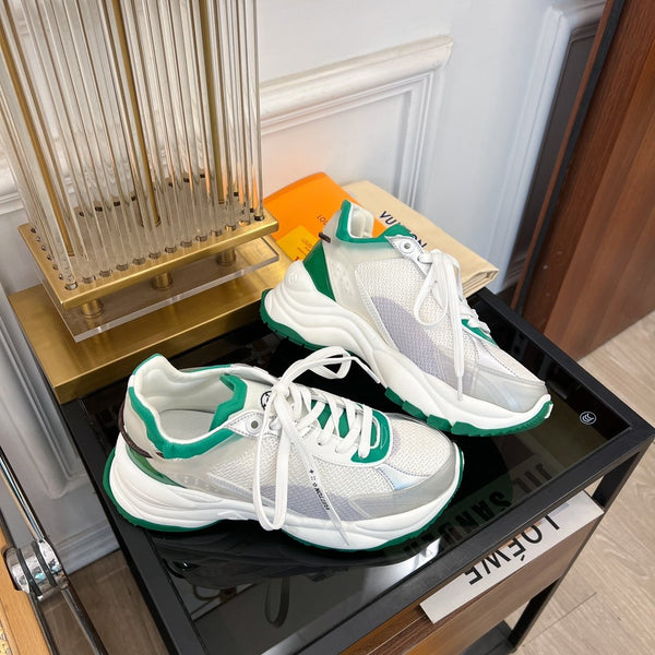 LV RUN 55 SNEAKER BIANCO VERDE