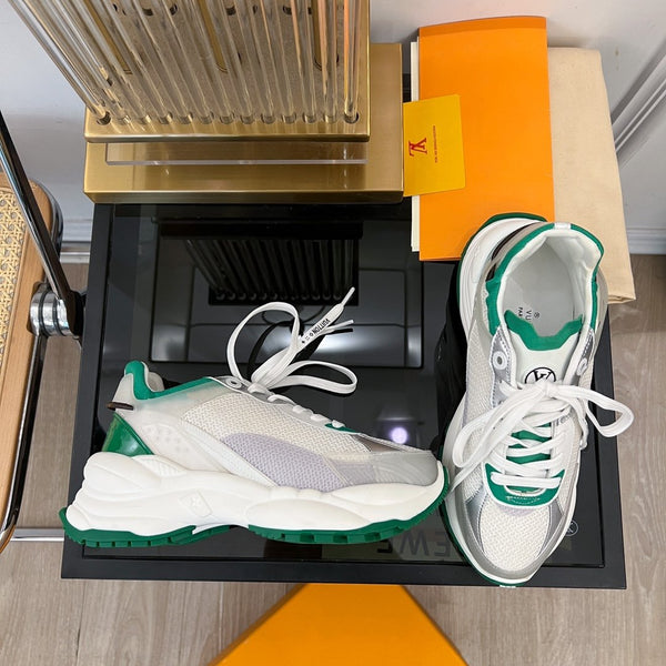 LV RUN 55 SNEAKER BIANCO VERDE