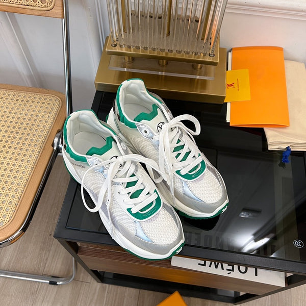 LV RUN 55 SNEAKER BIANCO VERDE