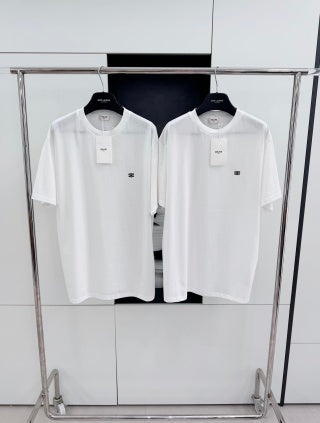 Celine 25 Arc de Triomphe Embroidered T-shirt Cotton