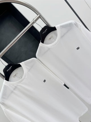 Celine 25 Arc de Triomphe Embroidered T-shirt Cotton