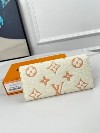 LV M82341 Emilie Wallet Monogram Empreinte Grain Leather 221537