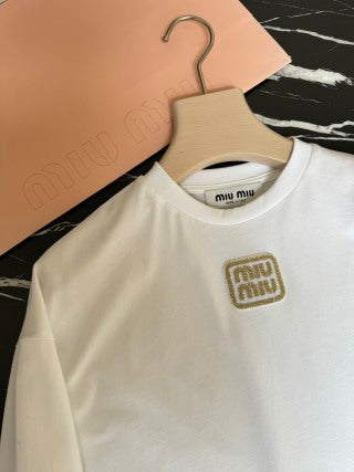 Miu Miu Long-sleeved T.shirt Cotton