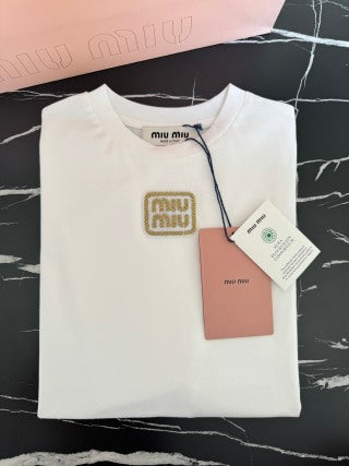 Miu Miu Long-sleeved T.shirt Cotton
