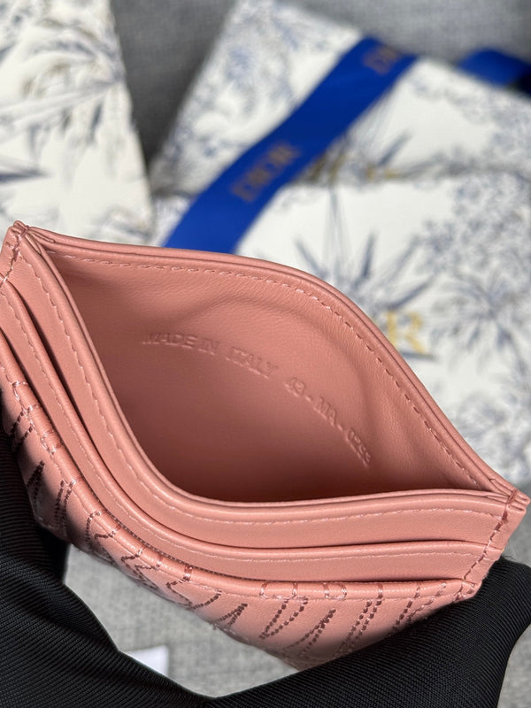 CD Miss Dior Freesia card holder 10.5cm Sheepskin