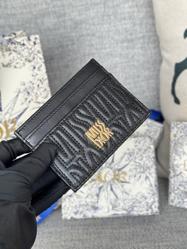 CD Miss Dior Freesia card holder 10.5cm Sheepskin