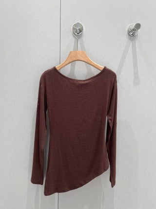 Miu Miu Long-sleeved Base T-shirt Cotton 204818