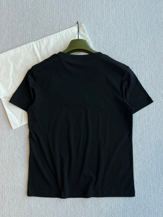 Gucci 25 Embossed Letter Short Sleeves T-shirt Cotton