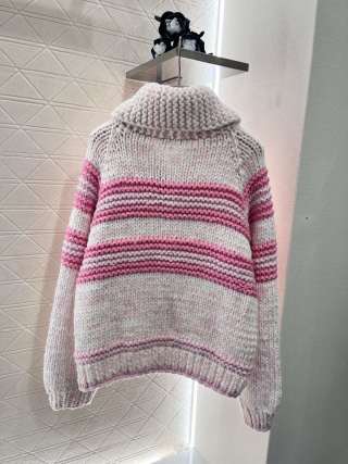 Miumiu 25 Maglione con cerniera e revers Cardigan in lana