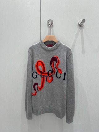 Gucci 25 Round Neck Knitted Sweater Wool 209540