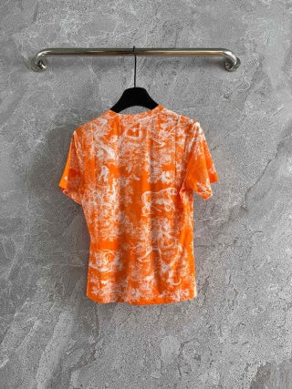 Maglietta CD Animal in cotone e lino