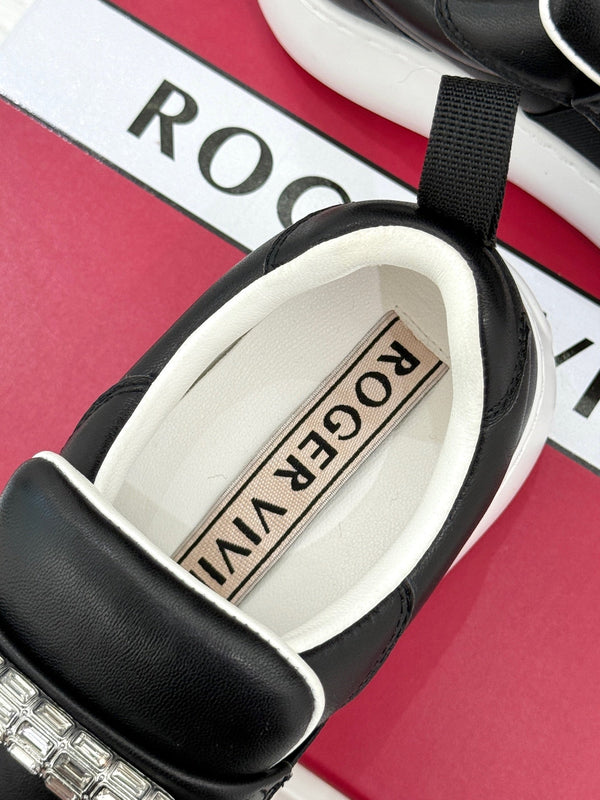 Viv Diamond Buckle Platform Imported Lambskin 189335