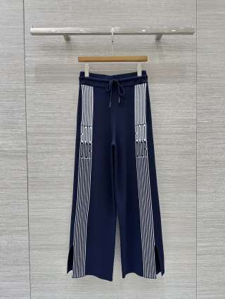 CD 25 Abito in maglia di cotone blu scuro