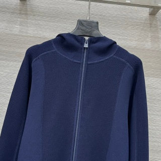 CD 25 Abito in maglia di cotone blu scuro