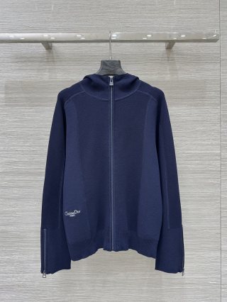 CD 25 Abito in maglia di cotone blu scuro