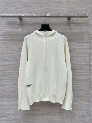 CD 25 Abito in maglia di cotone bianco