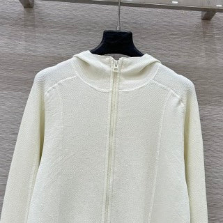 CD 25 Abito in maglia di cotone bianco