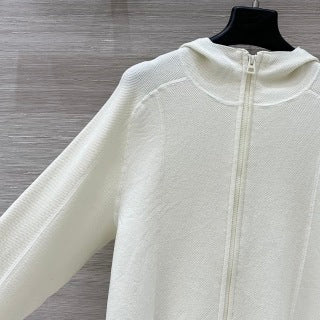 CD 25 Abito in maglia di cotone bianco