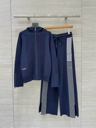 CD 25 Knitted Suit Dark Blue Cotton