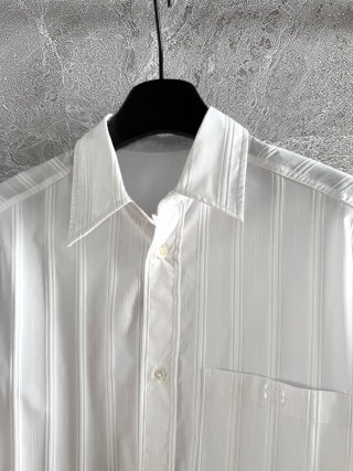 Celine Paris gauze shirt White Cotton Linen