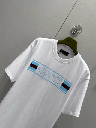 Gucci 25 Print Short Sleeve T-shirt Cotton