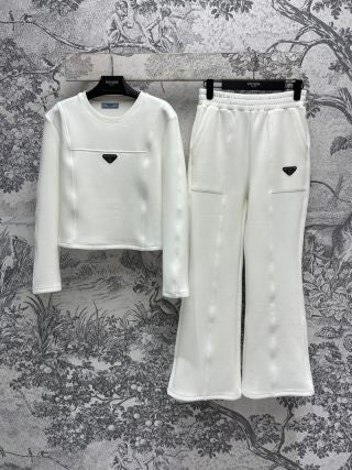 Prada 25 Set Black and White Cotton