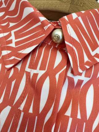 CD 2025 Abito camicia stampato in seta