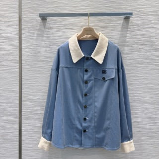 Miu Miu 2025 Set Blue White Polyester