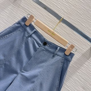 Miu Miu 2025 Set Blue White Polyester