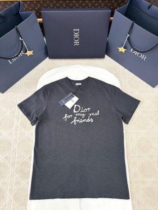 CD 25 Slogan Letter Short Sleeves T-shirt Cotton