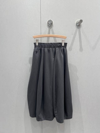 CD 25 Long Skirt Black Gray Polyester Rayon 214280
