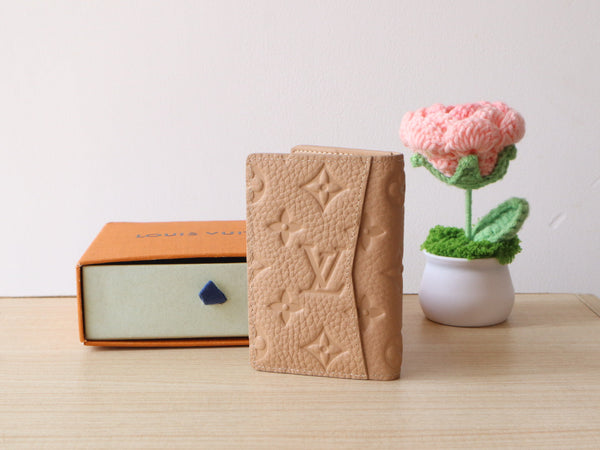 LV Pocket Organizer Monogram Grained Taurillon Cowhide