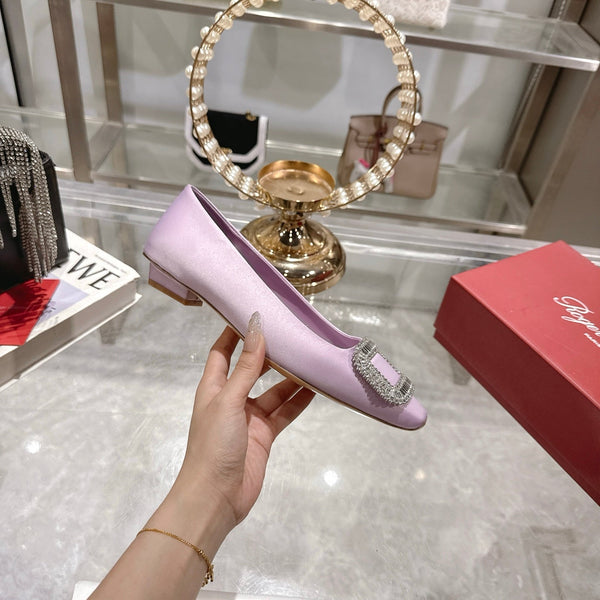 Bell Viv 25 Pumps Purple Imported Silk 300734