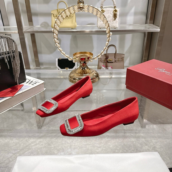 Bell Viv 25 Pumps Red Imported Silk 300732