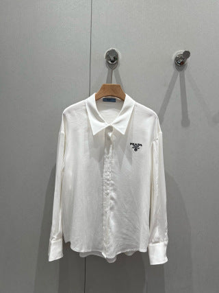 Prada 25 Shirt and Drawstring Short Set Cotton and Linen
