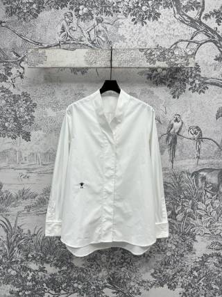 CD 25 Camicia a maniche lunghe con colletto a kimono in cotone