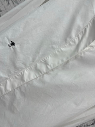 CD 25 Camicia a maniche lunghe con colletto a kimono in cotone