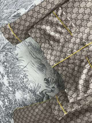 Gucci 25 Set Fibra di poliestere grigio