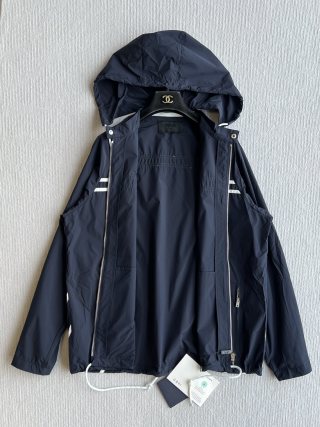 Prada 25 Set Navy Blue Polyester