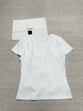 CC 25 Bow Knitted T-shirt Cotton