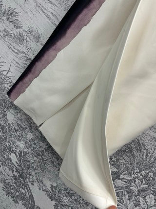 CD 25 Floral Print Maxi Skirt Beige Polyester